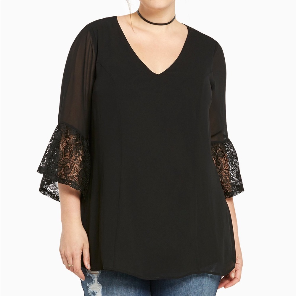 Torrid Crepe Top 2
